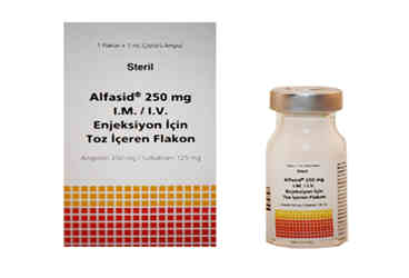 ALFASID 250 MG IM/IV ENJ.ICIN TOZ ICEREN FLAKON